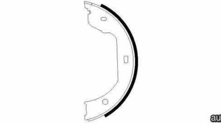 Set saboti frana, frana de mana BMW 3 cupe (E46) TEXTAR 91058700