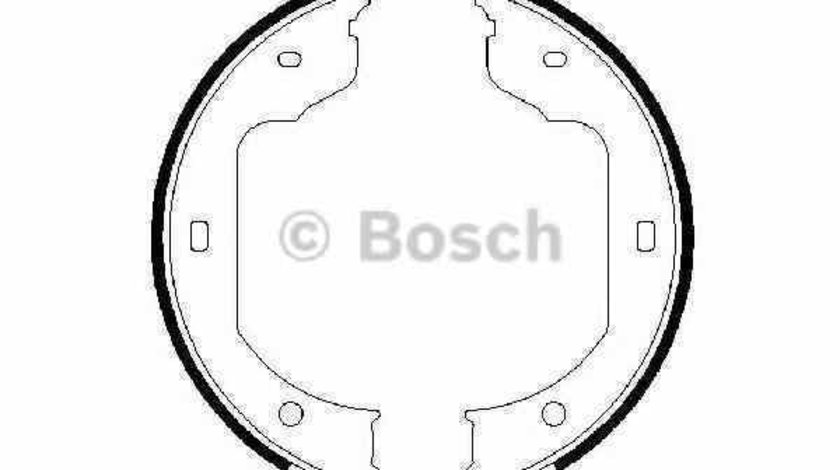 Set saboti frana frana de mana BMW 7 F01 F02 F03 F04 BOSCH 0 986 487 625