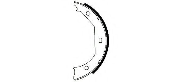 Set saboti frana, frana de mana BMW Seria 1 (E87) (2003 - 2013) TEXTAR 91049300 piesa NOUA
