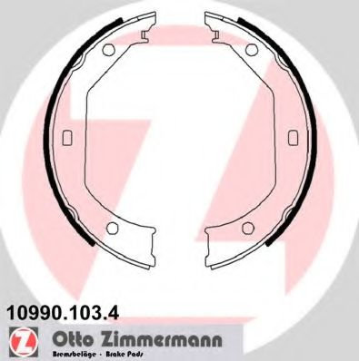 Set saboti frana, frana de mana BMW Seria 1 Cabriolet (E88) (2008 - 2013) ZIMMERMANN 10990.103.4 pie...