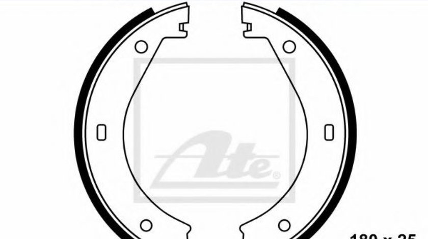 Set saboti frana, frana de mana BMW Seria 3 Cupe (E36) (1992 - 1999) ATE 03.0137-0150.2 produs NOU