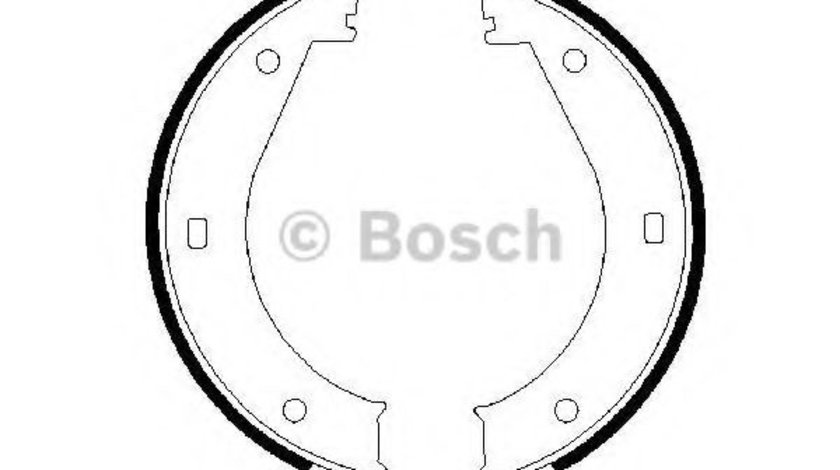 Set saboti frana, frana de mana BMW Seria 3 (E36) (1990 - 1998) BOSCH 0 986 487 211 piesa NOUA