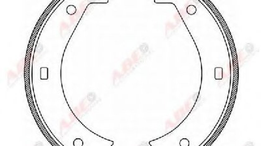 Set saboti frana, frana de mana BMW Seria 3 (E90) (2005 - 2011) ABE CRB005ABE piesa NOUA