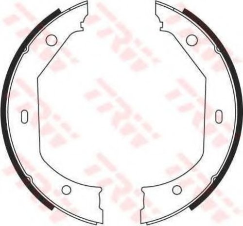 Set saboti frana, frana de mana BMW Seria 3 (F30, F35, F80) (2011 - 2016) TRW GS8656 piesa NOUA