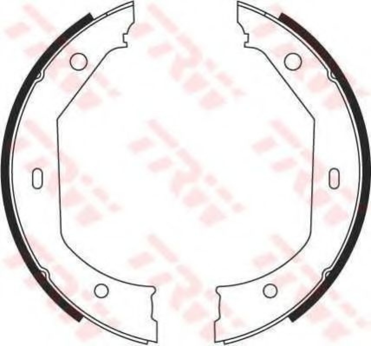 Set saboti frana, frana de mana BMW X1 (E84) (2009 - 2015) TRW GS8656 piesa NOUA