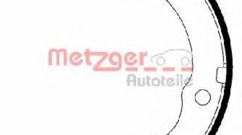 Set saboti frana, frana de mana CHEVROLET CAPTIVA (C100, C140) (2006 - 2016) METZGER MG 230 piesa NOUA