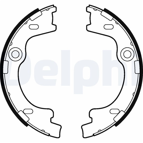 Set Saboti Frana, Frana De Mana Delphi Hyundai LS2012