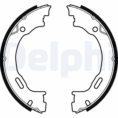 Set Saboti Frana, Frana De Mana Delphi Mercedes-Benz LS1922