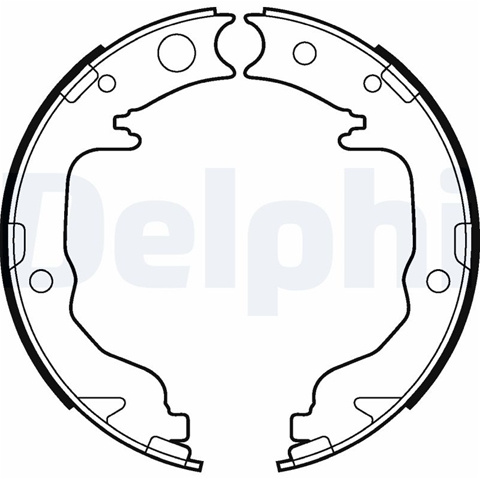 Set Saboti Frana, Frana De Mana Delphi Peugeot LS2026