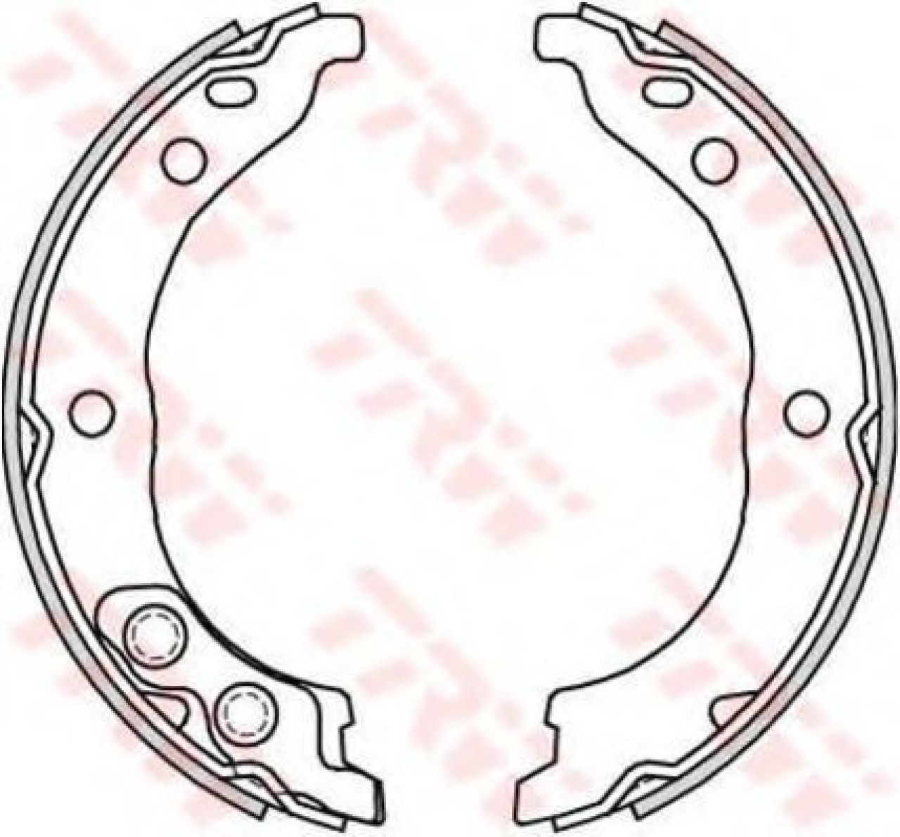 Set saboti frana, frana de mana FIAT DUCATO platou / sasiu (230) (1994 - 2002) TRW GS8715 piesa NOUA