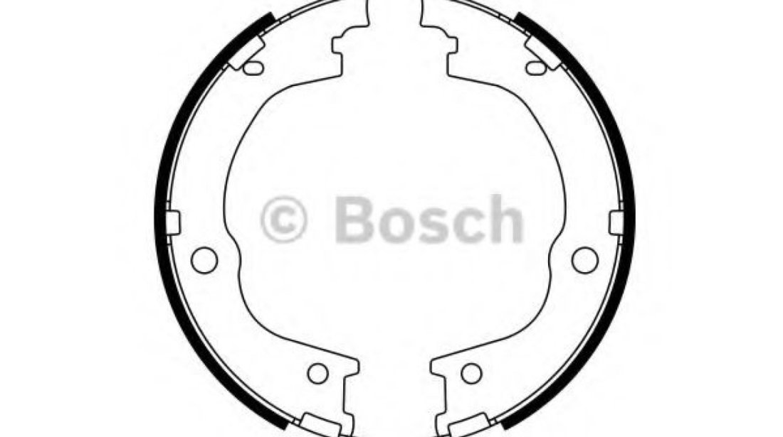 Set saboti frana, frana de mana HYUNDAI SANTA FE I (SM) (2000 - 2006) BOSCH 0 986 487 780 piesa NOUA