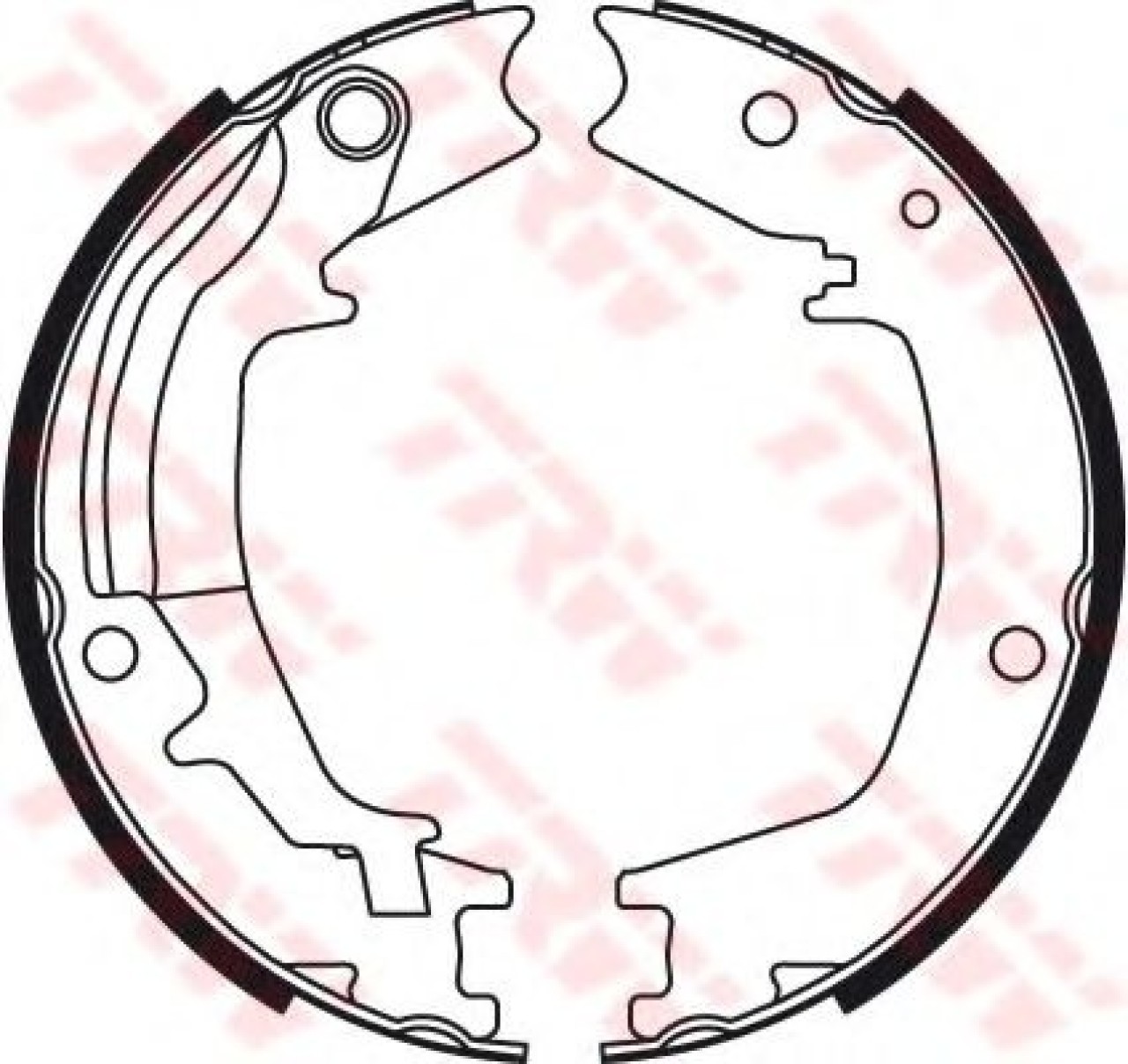 Set saboti frana, frana de mana HYUNDAI SONATA IV (EF) (1998 - 2005) TRW GS8489 piesa NOUA