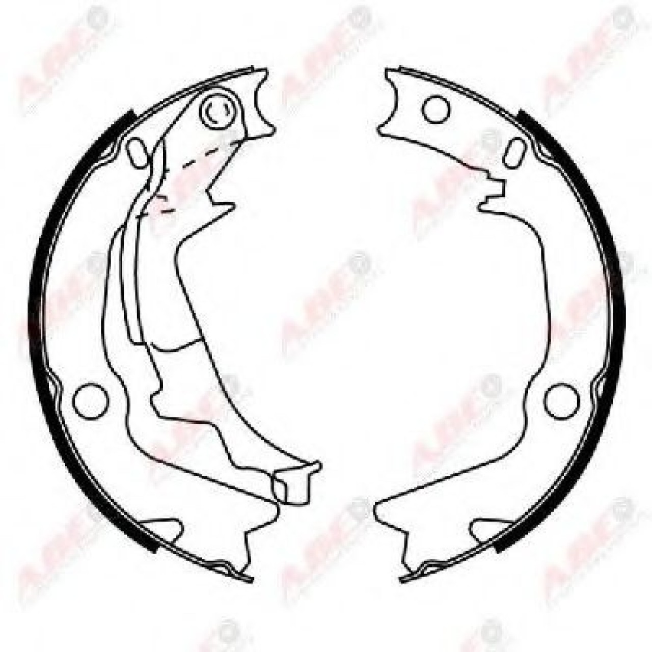 Set saboti frana, frana de mana HYUNDAI SONATA IV (EF) (1998 - 2005) ABE C00526ABE piesa NOUA