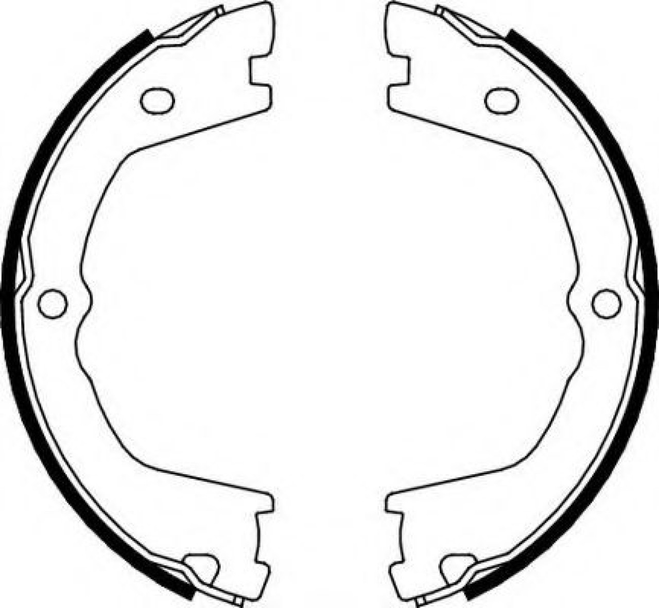Set saboti frana, frana de mana IVECO DAILY III caroserie inchisa/combi (1997 - 2007) FERODO FSB658 piesa NOUA