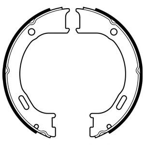 Set saboti frana, frana de mana JEEP CHEROKEE (KJ) (2001 - 2008) DELPHI LS2076 piesa NOUA