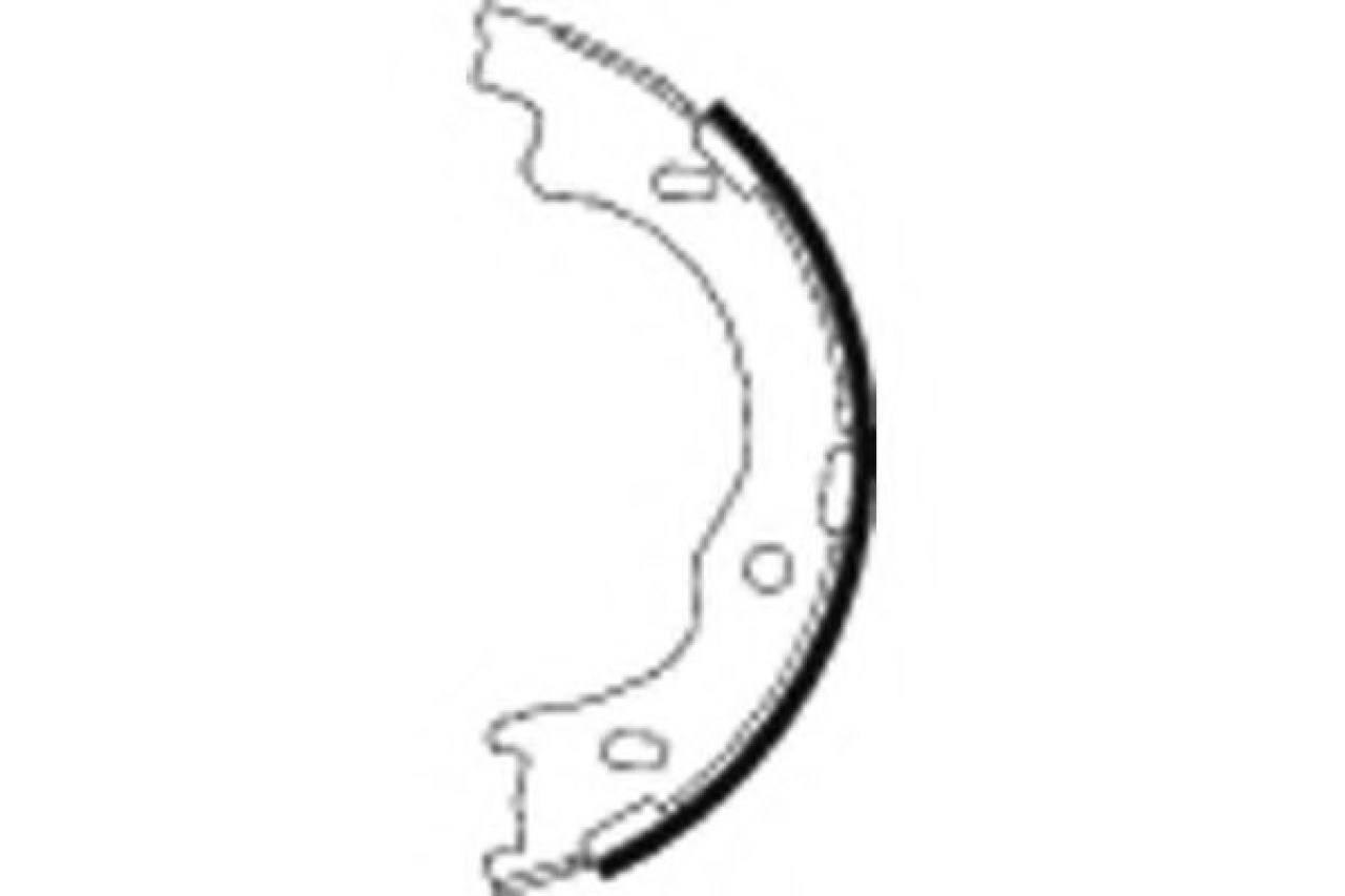 Set saboti frana, frana de mana KIA CEED Hatchback (ED) (2006 - 2012) TEXTAR 91068100 piesa NOUA