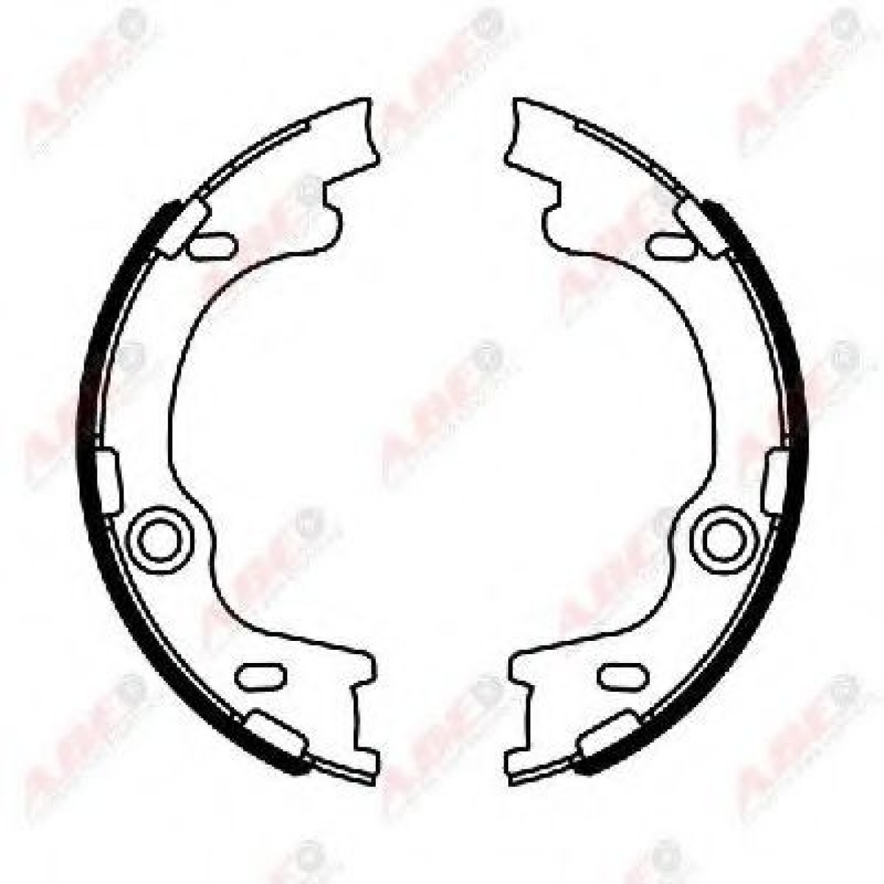 Set saboti frana, frana de mana KIA PRO CEED (JD) (2013 - 2016) ABE C00325ABE piesa NOUA