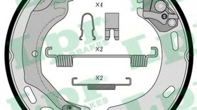 Set saboti frana, frana de mana LAND ROVER RANGE ROVER SPORT (LS) (2005 - 2013) LPR 09570 piesa NOUA