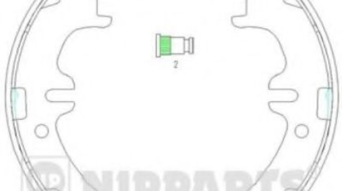 Set saboti frana, frana de mana LEXUS GS (UZS161, JZS160, UZS160) (1997 - 2005) NIPPARTS N3502083 piesa NOUA