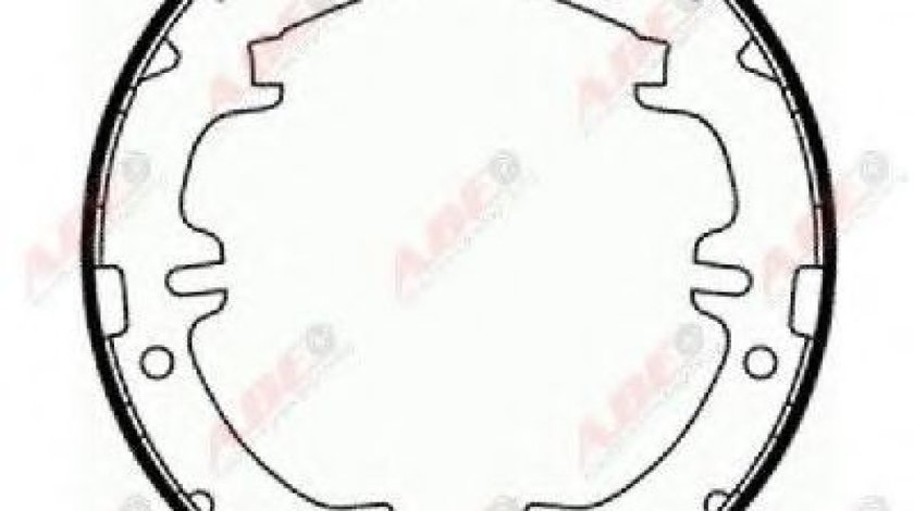 Set saboti frana, frana de mana LEXUS GS (UZS161, JZS160, UZS160) (1997 - 2005) ABE C02077ABE piesa NOUA