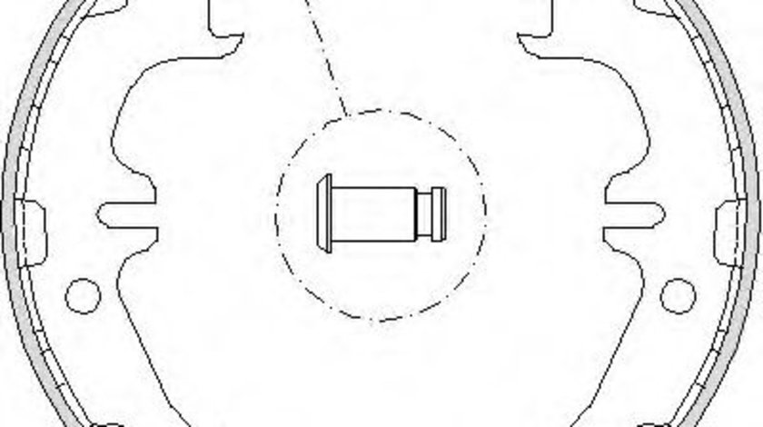 Set saboti frana, frana de mana LEXUS IS SportCross (2001 - 2005) REMSA 4742.00 piesa NOUA