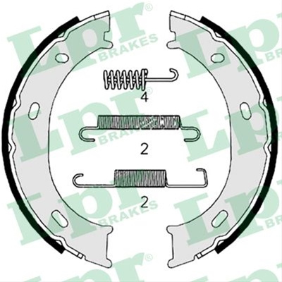 Set Saboti Frana, Frana De Mana Lpr Mercedes-Benz 07959