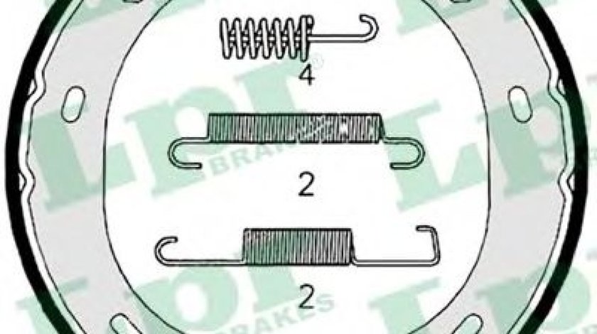 Set saboti frana, frana de mana MERCEDES A-CLASS (W168) (1997 - 2004) LPR 07959 piesa NOUA