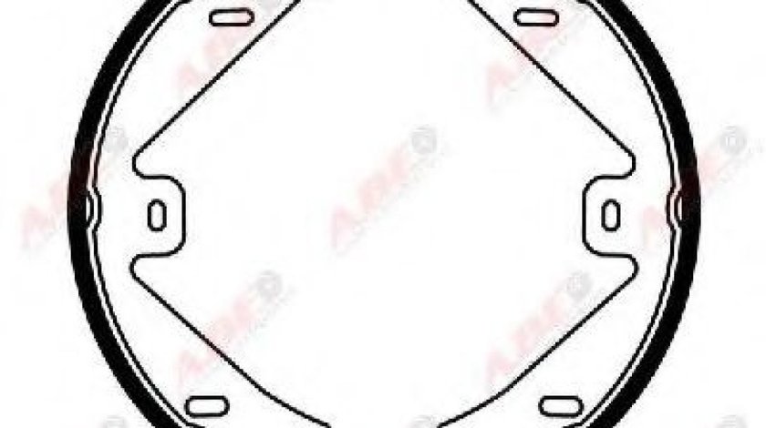 Set saboti frana, frana de mana MERCEDES C-CLASS Cupe (C204) (2011 - 2016) ABE CRM014ABE piesa NOUA