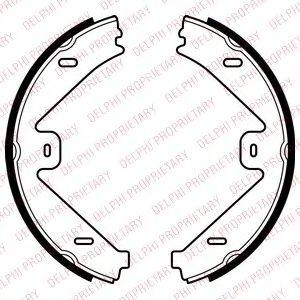 Set saboti frana, frana de mana MERCEDES E-CLASS T-Model (S212) (2009 - 2016) DELPHI LS2036 piesa NOUA