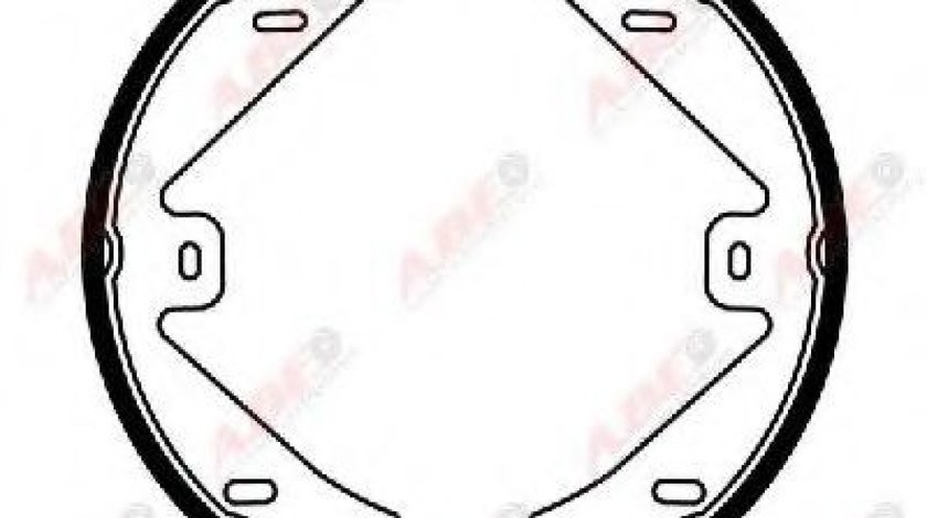 Set saboti frana, frana de mana MERCEDES E-CLASS T-Model (S212) (2009 - 2016) ABE CRM014ABE piesa NOUA