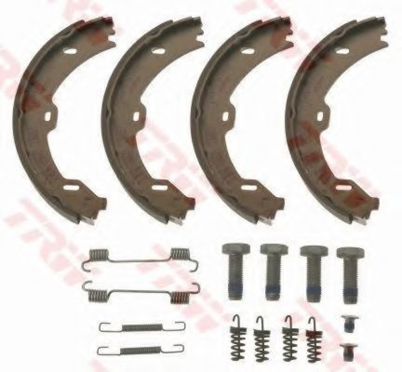 Set saboti frana, frana de mana MERCEDES E-CLASS T-Model (S211) (2003 - 2009) TRW GS8721 piesa NOUA