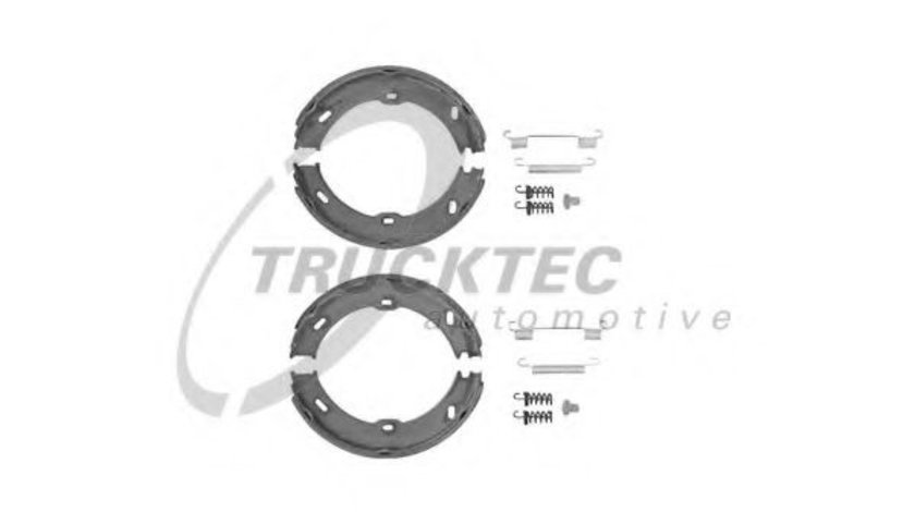 Set saboti frana, frana de mana MERCEDES SPRINTER 4,6-t platou / sasiu (906) (2006 - 2016) TRUCKTEC AUTOMOTIVE 02.35.205 piesa NOUA