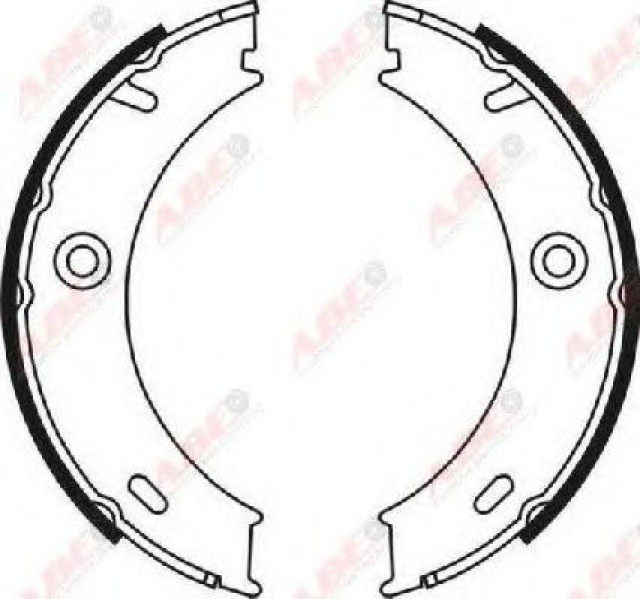 Set saboti frana, frana de mana MERCEDES SPRINTER 4-t bus (904) (1996 - 2006) ABE CRM003ABE piesa NOUA