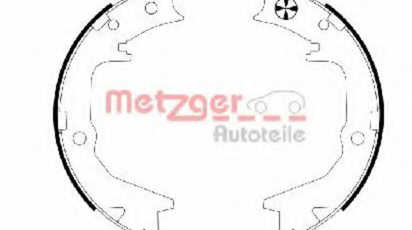 Set saboti frana, frana de mana MITSUBISHI LANCER Limuzina (CS, CT0) (2000 - 2016) METZGER MG 994 piesa NOUA