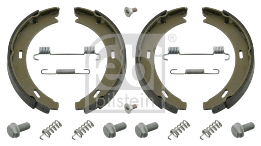 Set saboti frana, frana de mana puntea spate (02100 FEBI BILSTEIN) MERCEDES-BENZ