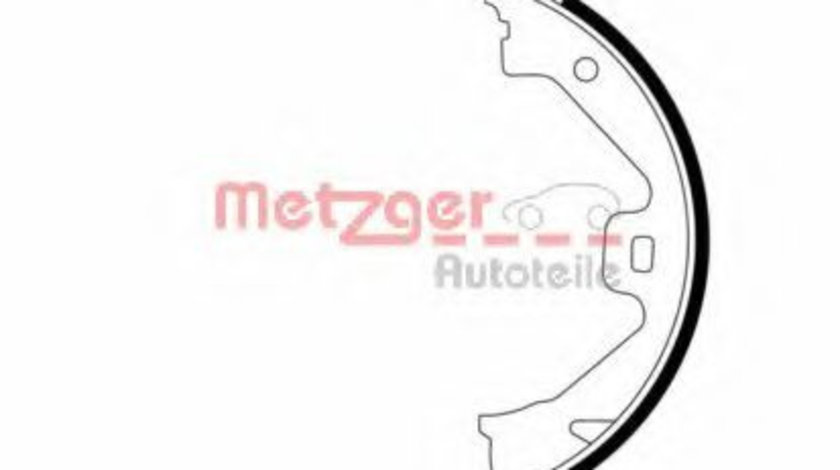 Set saboti frana, frana de mana ROVER 75 (RJ) (1999 - 2005) METZGER MG 969 piesa NOUA