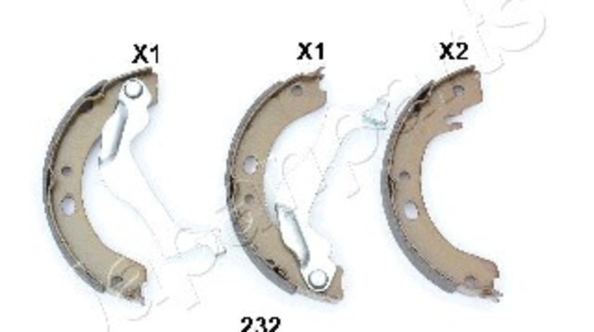 Set saboti frana, frana de mana spate (GF232AF JAPANPARTS) TOYOTA