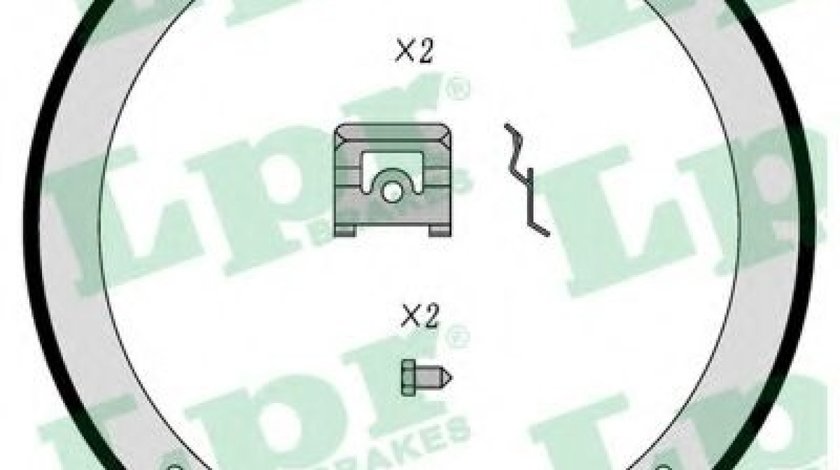 Set saboti frana, frana de mana SSANGYONG KORANDO (KJ) (1996 - 2006) LPR 01098 piesa NOUA