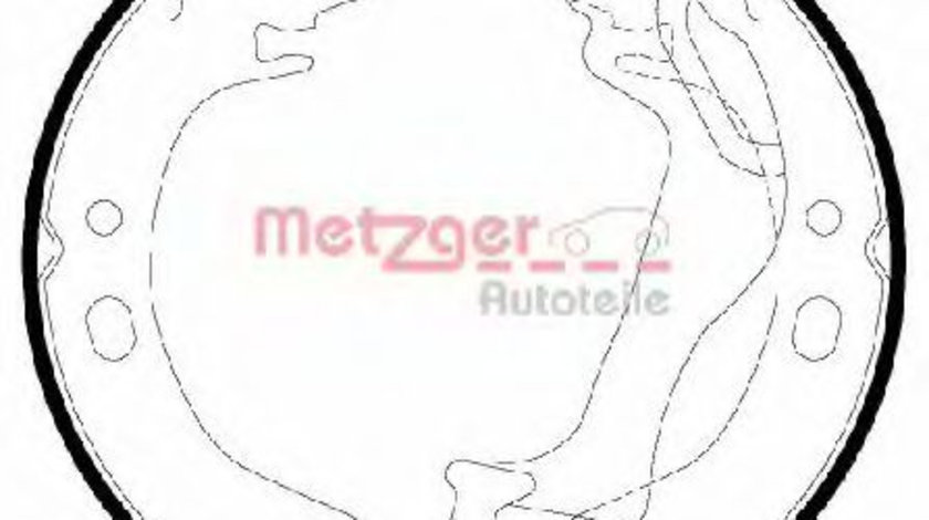 Set saboti frana, frana de mana TOYOTA COROLLA (CDE12, ZZE12, NDE12, ZDE12) (2001 - 2007) METZGER MG 212 piesa NOUA