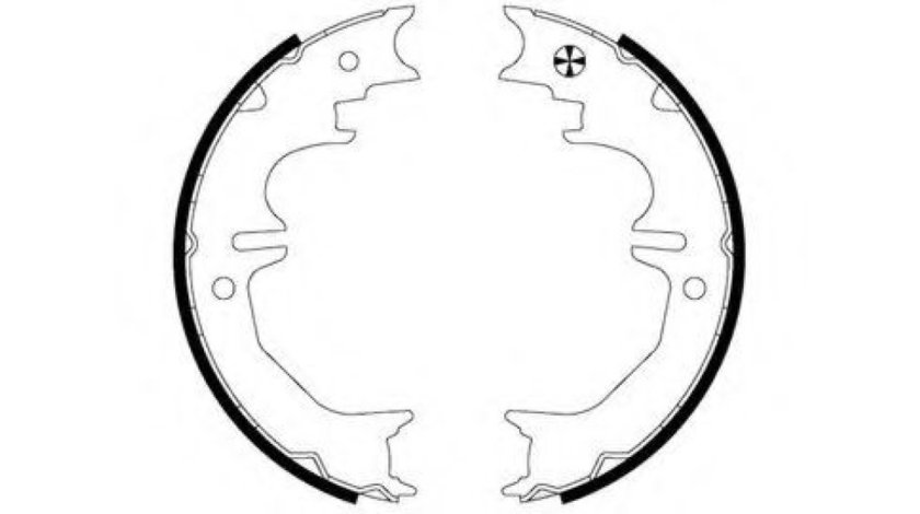Set saboti frana, frana de mana TOYOTA LAND CRUISER 150 (KDJ15, GRJ15) (2009 - 2016) TEXTAR 91066100 piesa NOUA