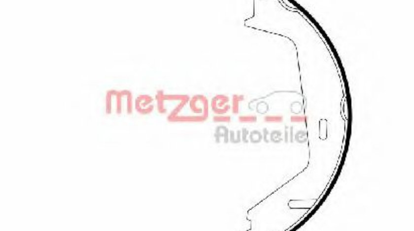 Set saboti frana, frana de mana VOLVO S60 I (2000 - 2010) METZGER MG 998 piesa NOUA