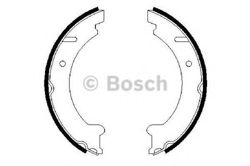 Set saboti frana, frana de mana VOLVO V70 I (LV) (1996 - 2000) BOSCH 0 986 487 548 piesa NOUA