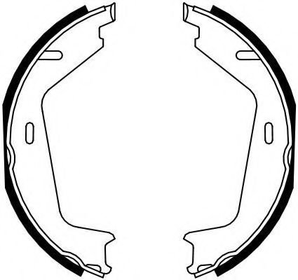Set saboti frana, frana de mana VOLVO XC90 I (2002 - 2016) FERODO FSB4130 piesa NOUA