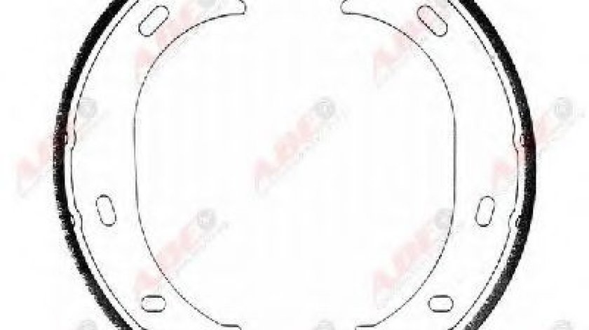 Set saboti frana, frana de mana VW LT II bus (2DB, 2DE, 2DK) (1996 - 2006) ABE CRM004ABE produs NOU