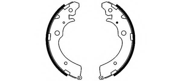 Set saboti frana HONDA CR-V I (RD) (1995 - 2002) TEXTAR 91042300 piesa NOUA