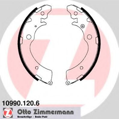 Set saboti frana HONDA HR-V (GH) (1999 - 2006) ZIMMERMANN 10990.120.6 piesa NOUA