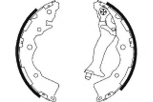 Set saboti frana HYUNDAI ACCENT III (MC) (2005 - 2010) TEXTAR 91068900 piesa NOUA