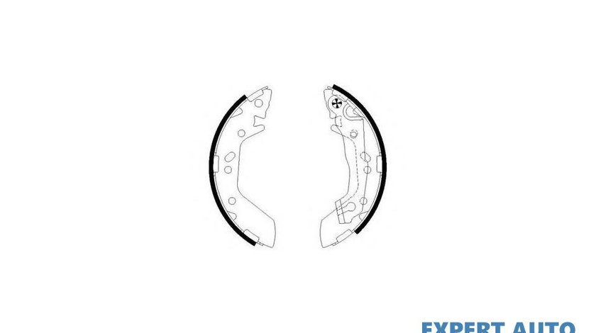 Set saboti frana Hyundai EXCEL II (LC) 1999-2005 #2 03013704292