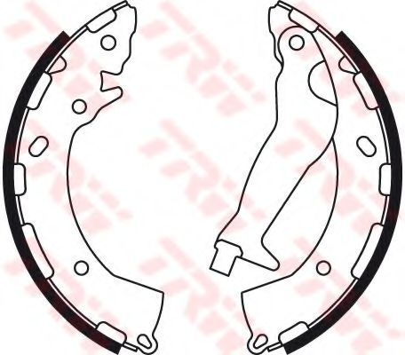 Set saboti frana HYUNDAI i20 (GB) (2014 - 2016) TRW GS8785 piesa NOUA