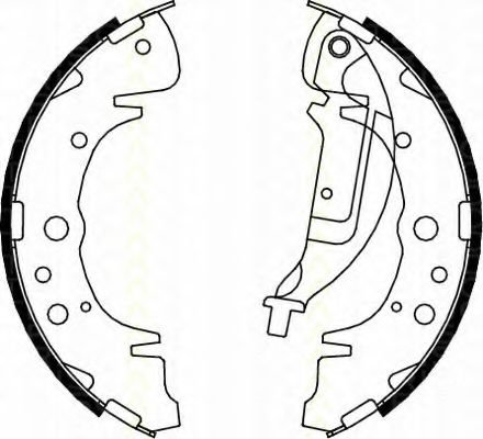 Set saboti frana HYUNDAI SANTA FE I (SM) (2000 - 2006) TRISCAN 8100 10019 piesa NOUA